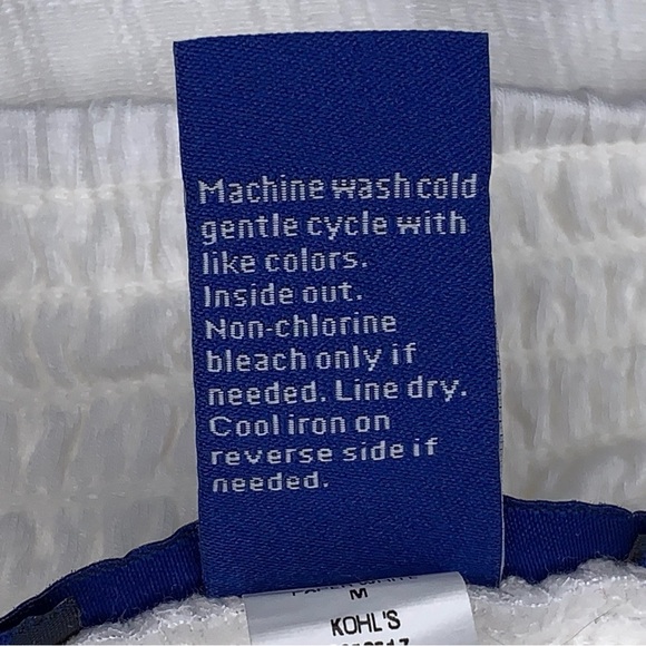 NEW Medium Apt 9 White Skirt Lace Accent Elastic Waistband Boho Bohemian Lined - Picture 10 of 16